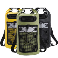 Outdoor Rafting Waterproof Bag with Mesh, Large Capacity Beach Bucket Bag