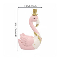 Flamingo Couple Figurine Love Symbol Resin Flamingo Figurine Collectible Home Decor for Bedroom
