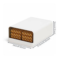 Underwear Storage Box Compartmentalized Closet Compartment Organizer Dust-Resistant Sock and Bra Storage Container for Bedroom