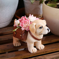 Labrador Dog Planter Decorative Resin Dog Planter Gift Suggestion for Home Decoration for Living Room