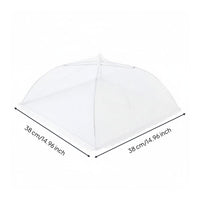 Foldable Food Net Shielded Mesh Meal Protector Easy to Clean for Commercial