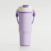 Portable Wireless Juicer Cup Ice Crushing Rechargeable Blender with Travel Lid Lid Personal Blender with Straw Stainless Steel