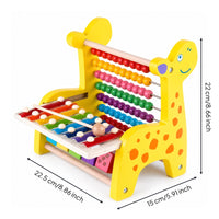 Tabletop Fine Motor Skills Educational Learning Toy Deer-Shaped Activity Toy for Young Children