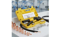 Hydraulic Crimping Tool with Dies Heavy-Duty   Easy-to-Operate Hydraulic Crimping Tool for Electricians, Electrical Work, Workshops