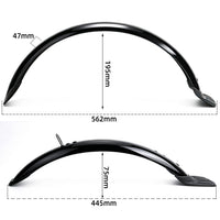 FMFXTRA 16/20 Inch Bicycle Fenders for 1.75-2.125 Tires Full Coverage Mudguard Rain Guard
