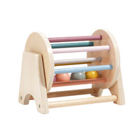 Child-Centered Tabletop Rolling Drum Early Learning Rolling Drum with Beads Pastel Juguete De Aprendizaje Multisensorial for Playroom