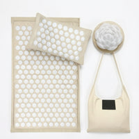 Cushioned Acupuncture Massage Set Portable Acupuncture Mat with Pillow Eco-Friendly Acupressure Mat with Pillow Compact for Home, Travel