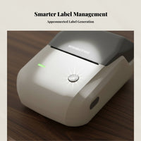 Food Label Printer, Thermal Sticker, Date Barcode, Transparent, Handheld, Smart Home & Business