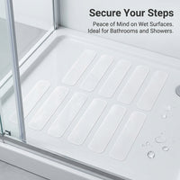 Bathtub Stickers Non Slip Diamond Pattern Transparent Anti-Slip Stickers for Shower, Non Slip Stair Indoor for Bath security