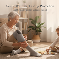 Cotton Knee Brace for Joint Support and Warmth - Thin Summer or All-Season Options for Men and Women