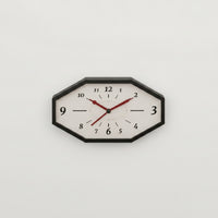 Octagonal Wall Clock Modern Clock with Wooden Frame Accurate for Living Room