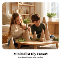 Kraft Paper Ornament Matte Cone Ornament Conical