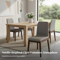 Upholstered Backrest Chair Modern Design Upholstered Side Chair Breathable