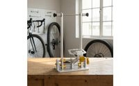 Bike Wheel Truing Stand Aluminum Alloy Truing Stand with Rollers Stable Wheel Calibration Tool for Mechanics