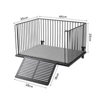 Stainless Steel Basking Dock Ramp Anti-Slip Buoyant Aquarium Heavy Duty Buoyant Basking Perch for Aquarium