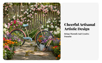 pedal-poweredShaped Planter Vintage design Plant Stand Decorative Accent for Gardeners
