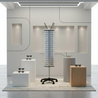 60 Pair Glasses Holder Large Capacity Rotating Sunglass Stand for Optical Shops