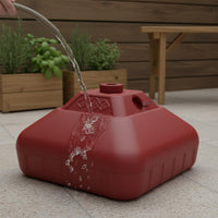 Fillable 28L Water Container Base Weighted Water-Filled Umbrella Base Portable Outdoor Furniture Accessory All Weather Resistant for Garden, Balcony