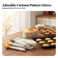 creature claw gloves High-Temperature Resistant Cartoon paw print-like Hand Protector Cute creature Design Oven gloves for Gift Givers, Microwave Handling, Housewarming
