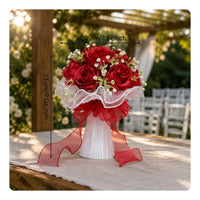 Artificial Bridal Floral Arrangement Photo Prop Party Decoration Lightweight