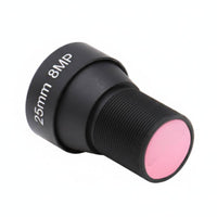25mm 12mm Mount Lens Low Distortion 8MP 4K Industrial Camera Lens