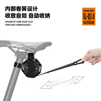 Bicycle Tow Rope Outdoor Parent-Child Towing Rope for Mountain and Road Bikes, Retractable