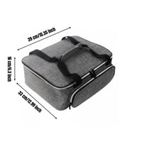 Multi-Compartment Craft Bag Adjustable Dividers Scrapbook Storage Bag
