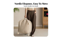 Woven Pouf Multi-Functional Ottoman adaptable Use for Balcony, Bedroom, Adults