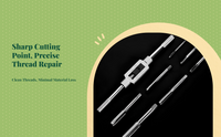 Tap And Die Set, Threading Tool Kit, Hand Threader, Alloy Steel, Manual Thread Repair, sturdy Duty, Accuracy