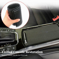 Retractable Cup Holder Cover | Flexible Roll-up Construction, Flush Installation Design