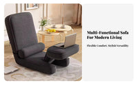 Adjustable Floor Lounger Foldable Chaise Lounge Ergonomic Design for Students