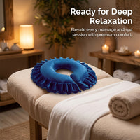 Massage Headrest Bed Face Down Pillow for Massage Tables, Face Cushion for Spa T #variant:Royal Blue