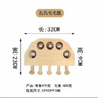 爆款热销现货打地鼠逗猫玩具实木宠物猫抓板窝磨爪神器猫抓板新款