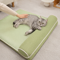 Large Fabric Dog Beds for Older Dogs, 95x70x5cm Dog Bed, Orthopedic Dog Mat, Hard Wearing Cushioned Pet Bed for Living Room