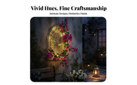 Semi-Circle vertical Planter long-lasting Plant Holder Ornate Scrollwork for Gardeners