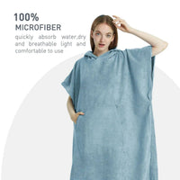 Adult quick drying swimsuit cloak towel | microfiber beach c