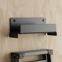 2 Pieces Ladder Storage rack place Saving Wall Mount Ladder Hook Shielded Coating Heavy Duty Wall Hanger for Shed, Workshop, Basement