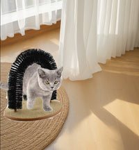 跨境热销猫玩具拱门蹭毛器猫咪按摩器猫咪蹭脸蹭毛器蹭痒器猫抓板