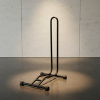 Space-Saving Upright Bike Floor Stand Indoor Floor Bike Stand Stable Freestanding Bike Rack Heavy-Duty for Home Storage