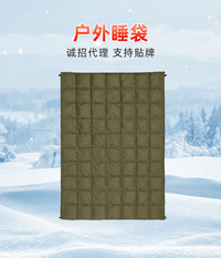 Portable Down Blanket for Outdoor Camping and Travel
