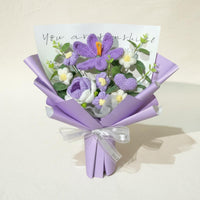 Handmade Yarn Flower Arrangement Unique Gift Woven Floral Arrangement