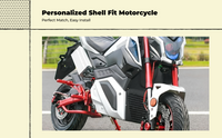 X6 Motorcycle Headlight Housing PP