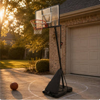 Adjustable Basketball Hoop Stand Clear Backboard Adjustable Basketball Hoop Stable Base