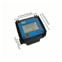 Digital Impeller Stream Meter with Digital Screen Display Threaded Liquid Stream Meter Compact for Technicians