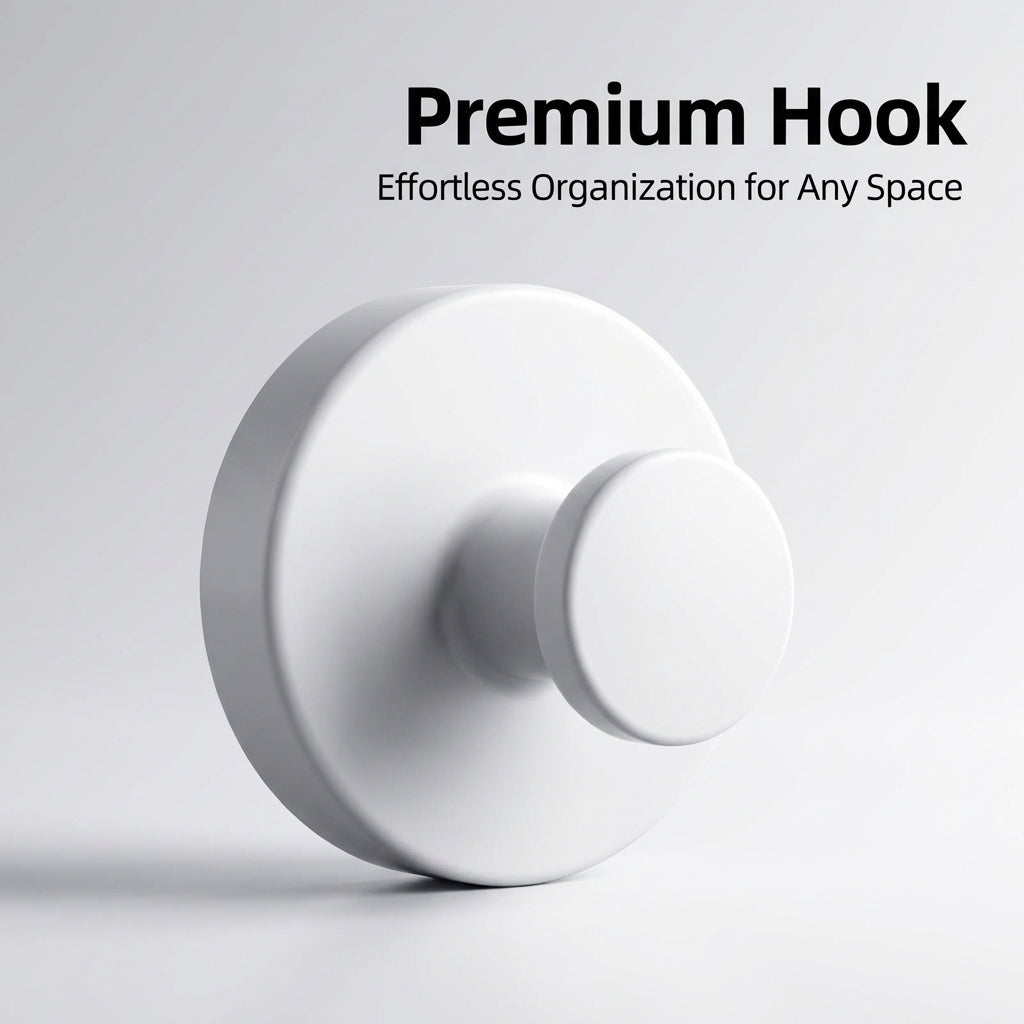 Kitchen Hook for Organization and Students, Stainless Steel Single Utility Heavy Duty Suction Cups for Wall