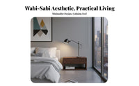 Bedside Cabinet with Drawer and Shelf Minimalist Design for Homeowners, Couples