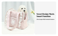 Soft-Sided Mesh pet transporter Lightweight Design Soft-Sided Shoulder Tote for animals