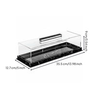 Acrylic Bread Box Transparent Acrylic Bakery Display Case Dustproof