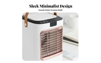 Desktop Misting Fan Cools and Humidifies Desktop Air Chiller Humidifying USB Powered Misting Fan for Office, Bedroom, Dorm Room