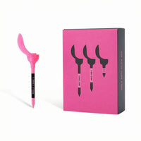 8 Pieces Anti-Slice Tee Black Shaft Golf Tee Printed Branding